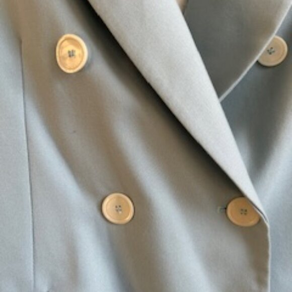 Zara Woman XL Baby Blue Double Button Blazer - Picture 5 of 5